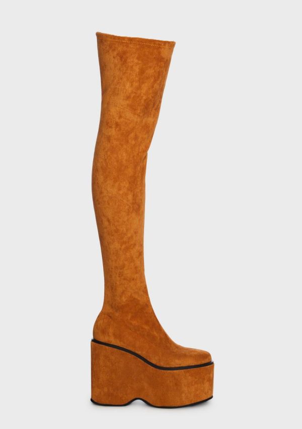Felix Platform Thigh High Boots