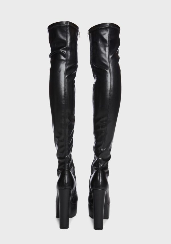 Chasing Heights Thigh High Boots - Image 4
