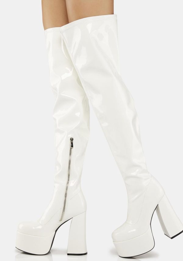 Iced The Wickedly Talented Thigh-High Boots