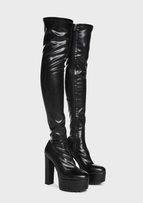 Chasing Heights Thigh High Boots - Image 3
