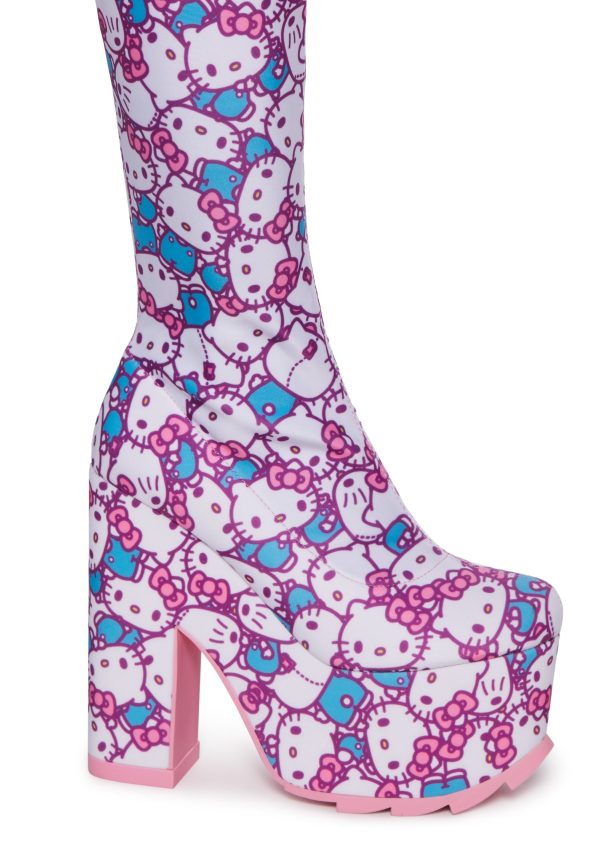 X Sanrio Labyrinth Hello Kitty Thigh High Boots - Image 2