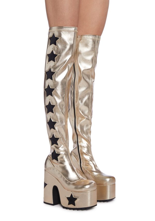 Electricity Thigh High Boots - Image 3