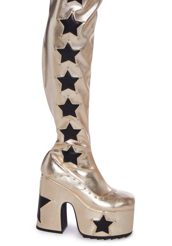 Electricity Thigh High Boots - Image 2