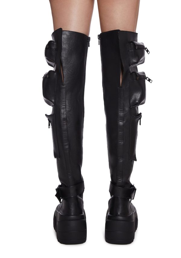 Obsidian Thigh High Boots - Image 4