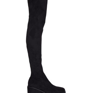 Black Felix Platform Thigh High Boots