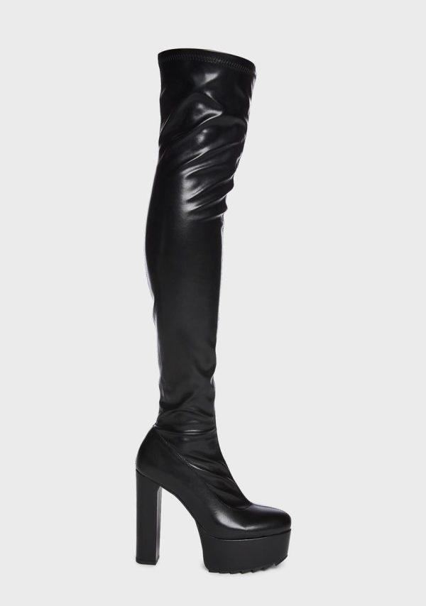 Chasing Heights Thigh High Boots